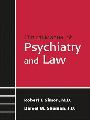 cover image of Clinical Manual of Psychiatry and Law